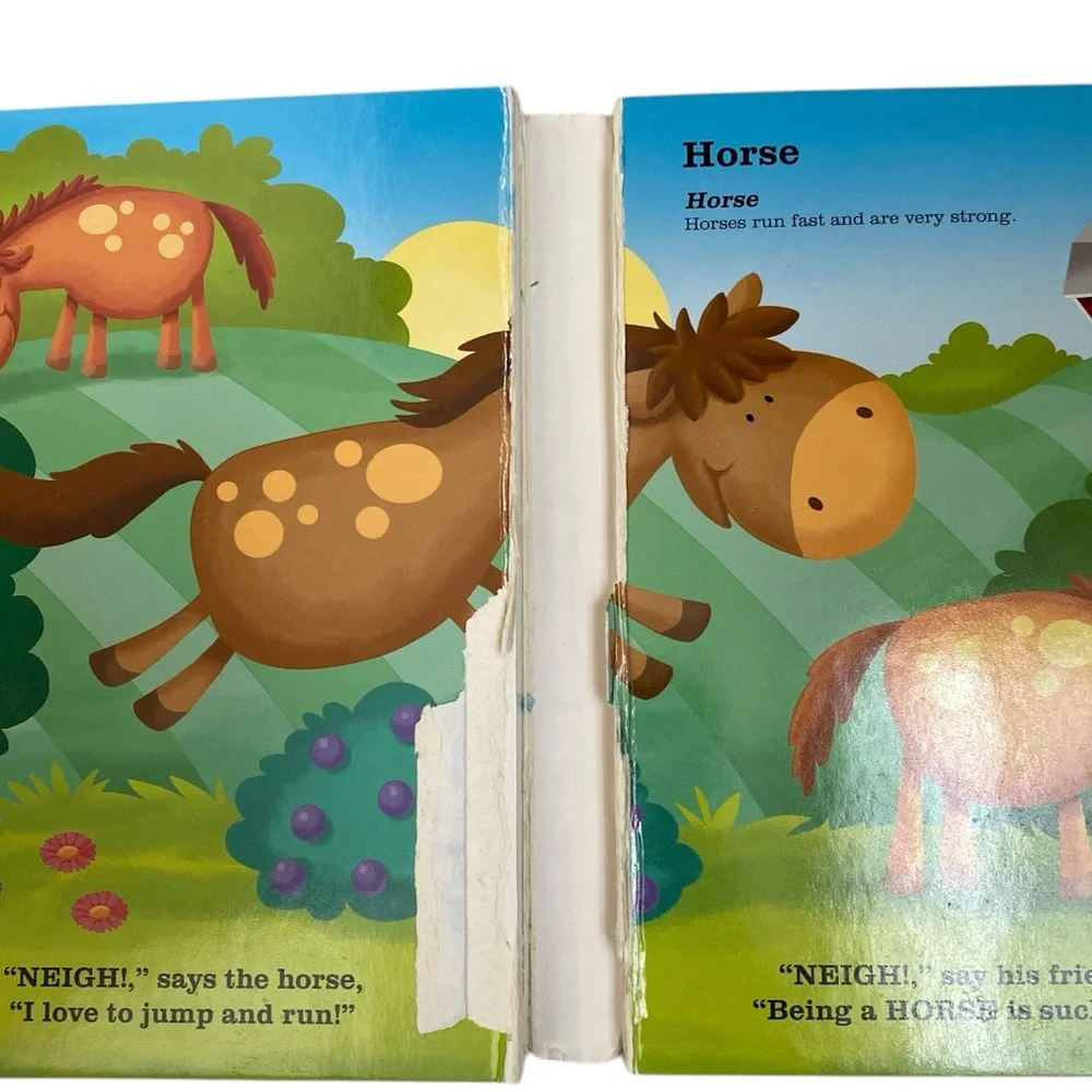 Learning Tab Book Series Farm Dinosaurs Reptiles by Charles Reasoner Size OS - Picture 5 of 13